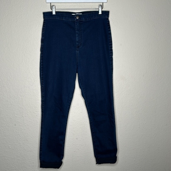 NWOT American Apparel The Easy Jean High Rise Stretch Skinny Blue Size Large - Picture 16 of 16